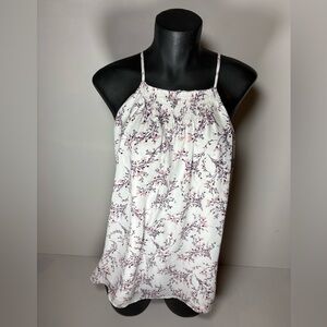 RW&CO. White and Purple Blouse